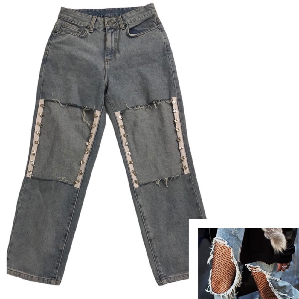 LF/Carmar cutout distressed jeans - Picture 15 of 15